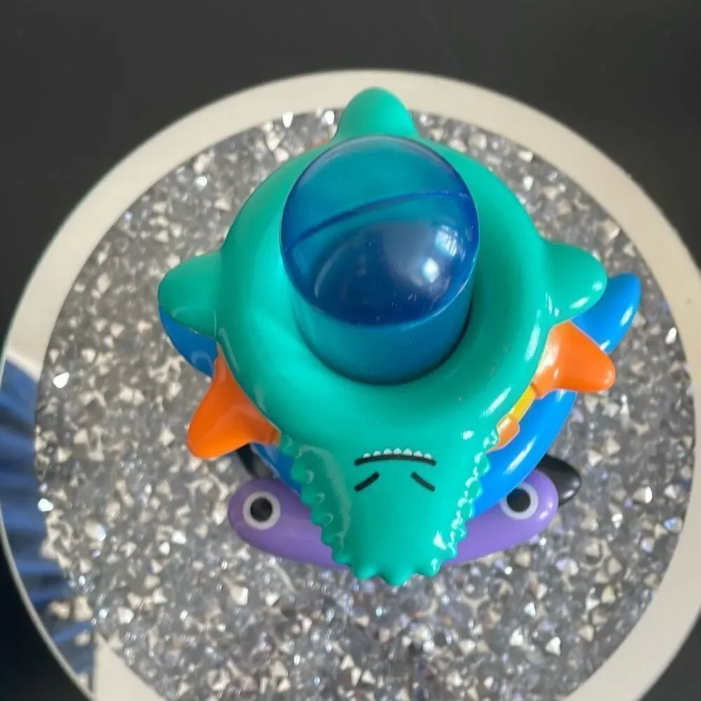Preowned cute FAO Schwartz stack & sea creature tower 0 month unisex baby toys